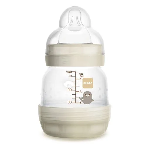 Mamadeira MAM Easy Start Anticólica Recém-Nascido Transparente 130ml 1 Unidade