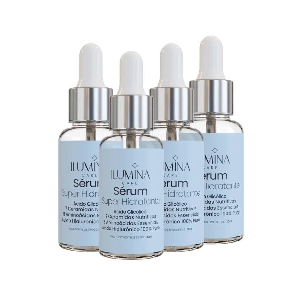 Kit 4 Sérum Hidratante Com Ceramidas