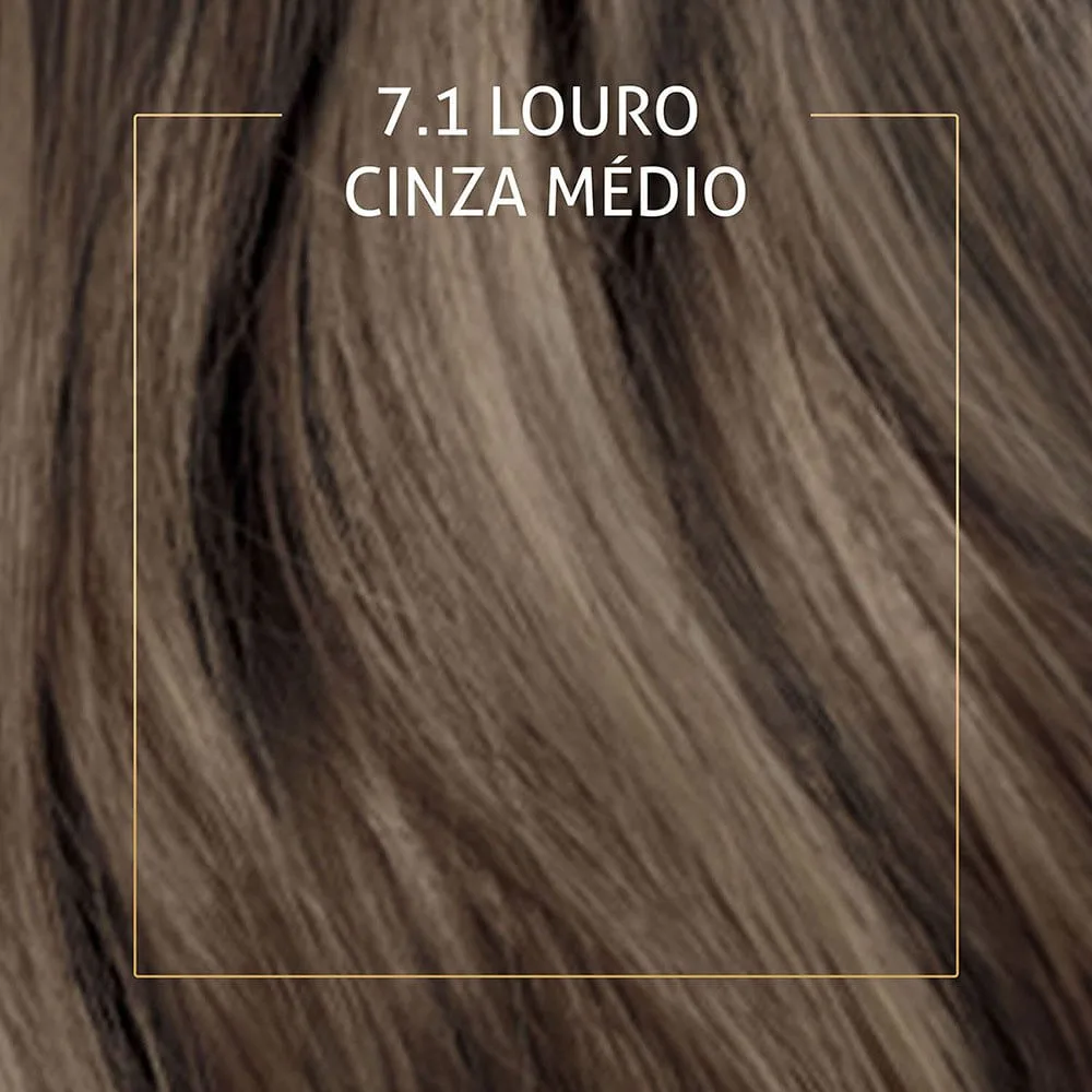 Tintura de Cabelo Biocolor Louro Cinza Médio de Passarela 7.1