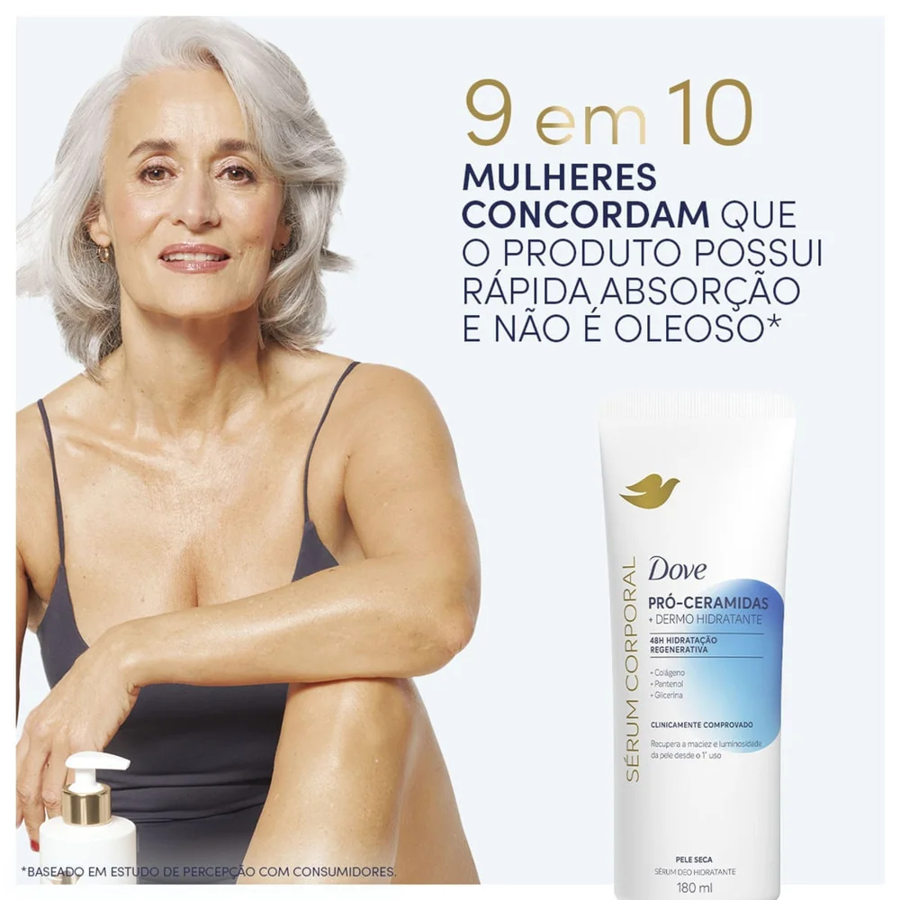 Sérum Corporal Dove Pró-Ceramidas Dermo Hidratante 180ml