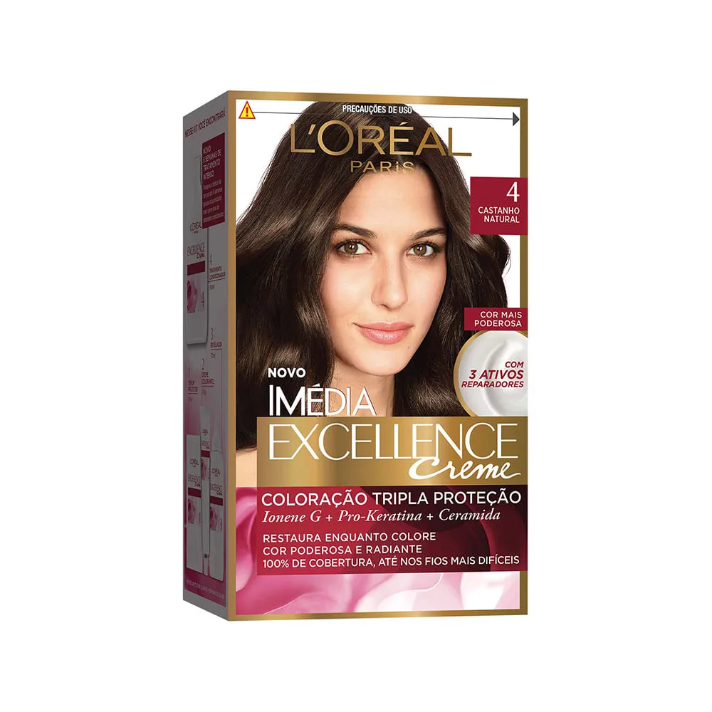 Tintura Imédia excellence Castanho natural 4