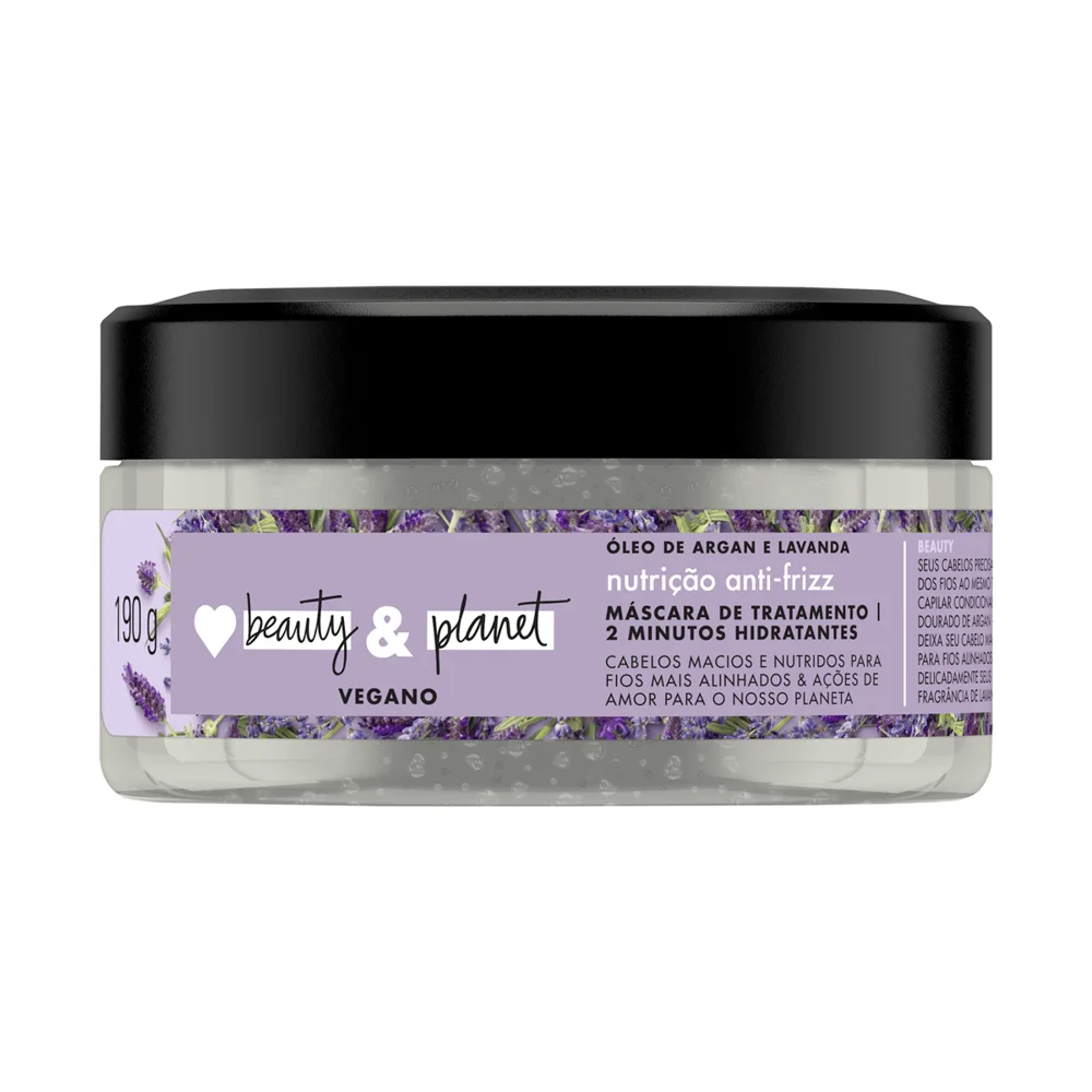 Máscara Capilar Love Beauty & Planet Nutrição Anti Frizz 190g