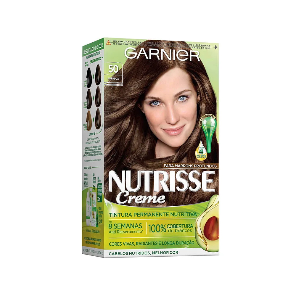 Coloração Nutrisse creme 50 Amendoa