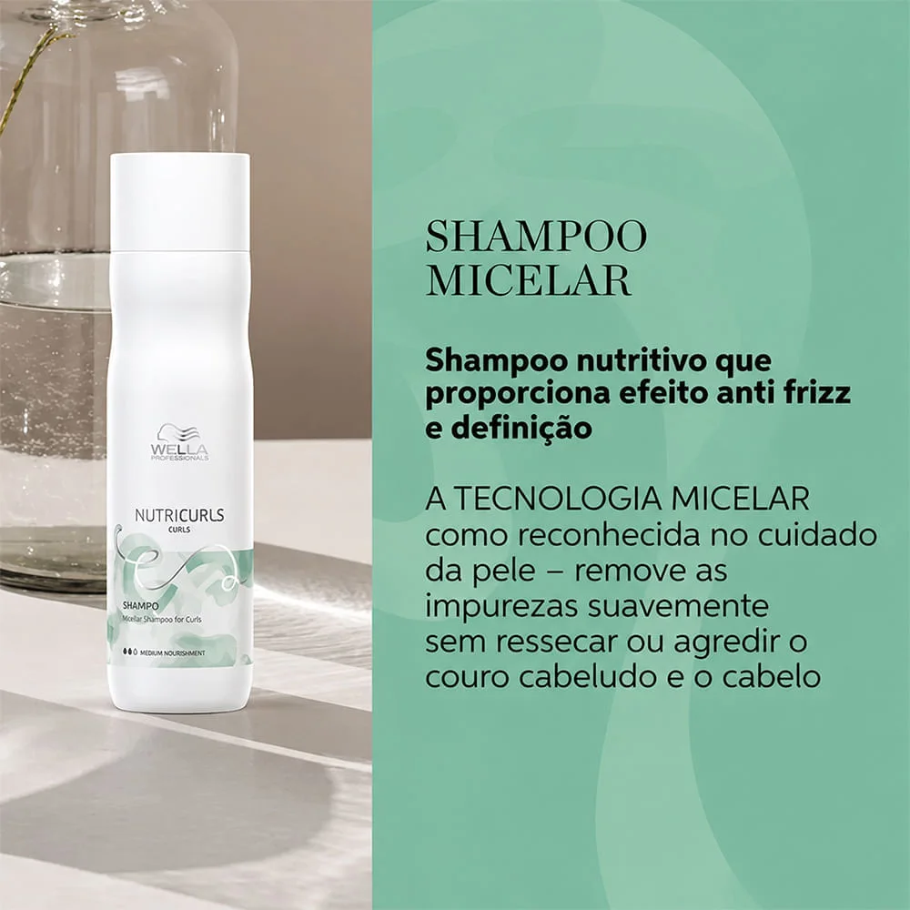Wella Nutricurls Shampoo Micelar - Shampoo 250ml