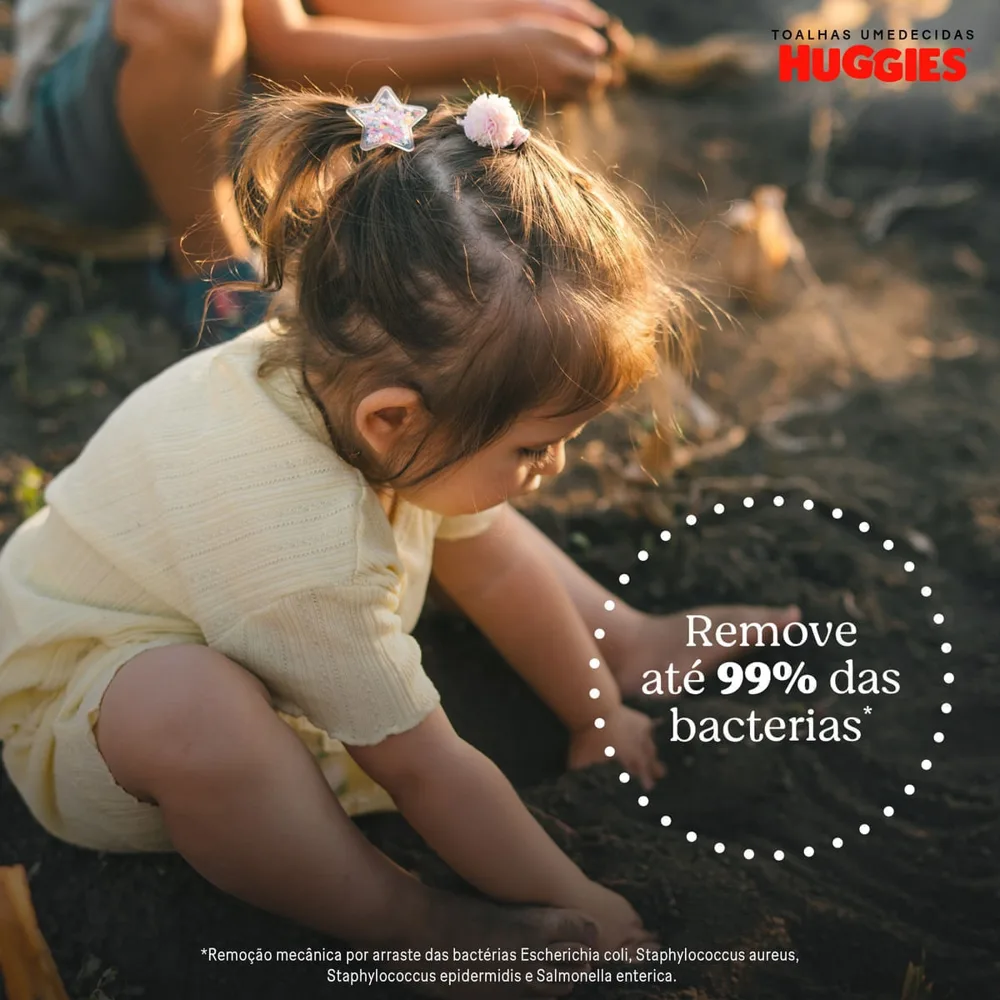 Lenços Umedecidos Huggies Rosto e Corpo Limpeza 4 x 48 Un