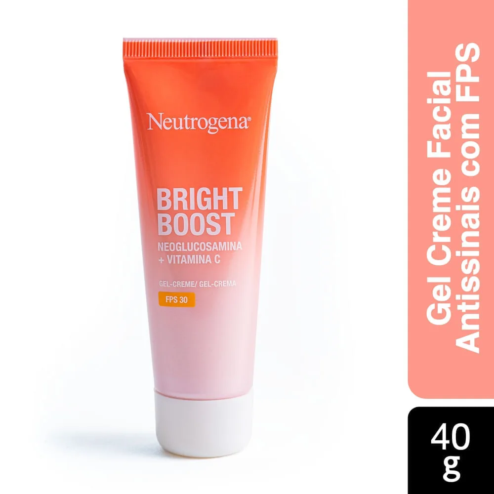 Gel Creme Facial Neutrogena Bright Boost Antissinais FPS 30 40g