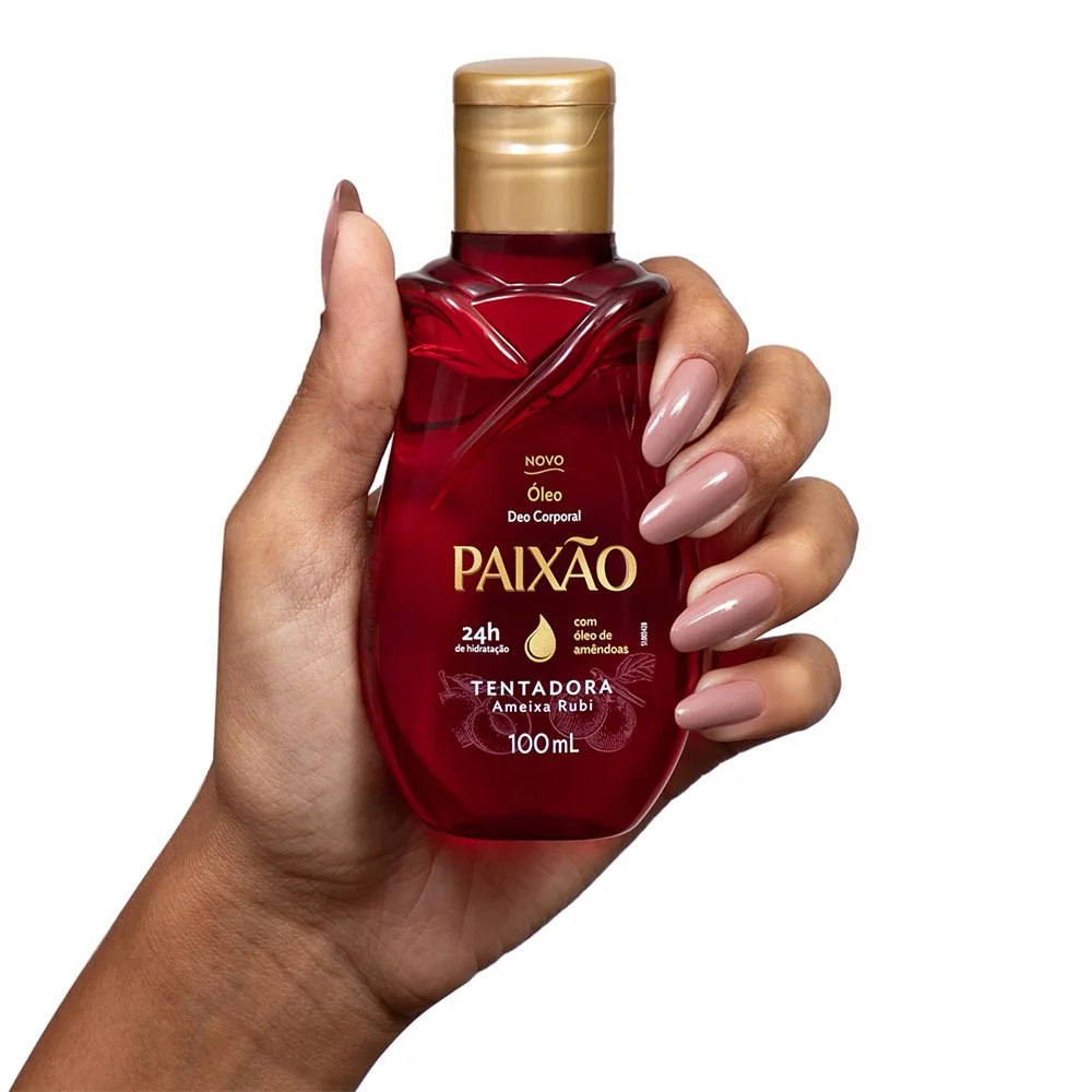 Kit Paixão Tentadora Ameixa Rubi Loção Hidratante 400ml + Óleo Deo Corporal 100ml