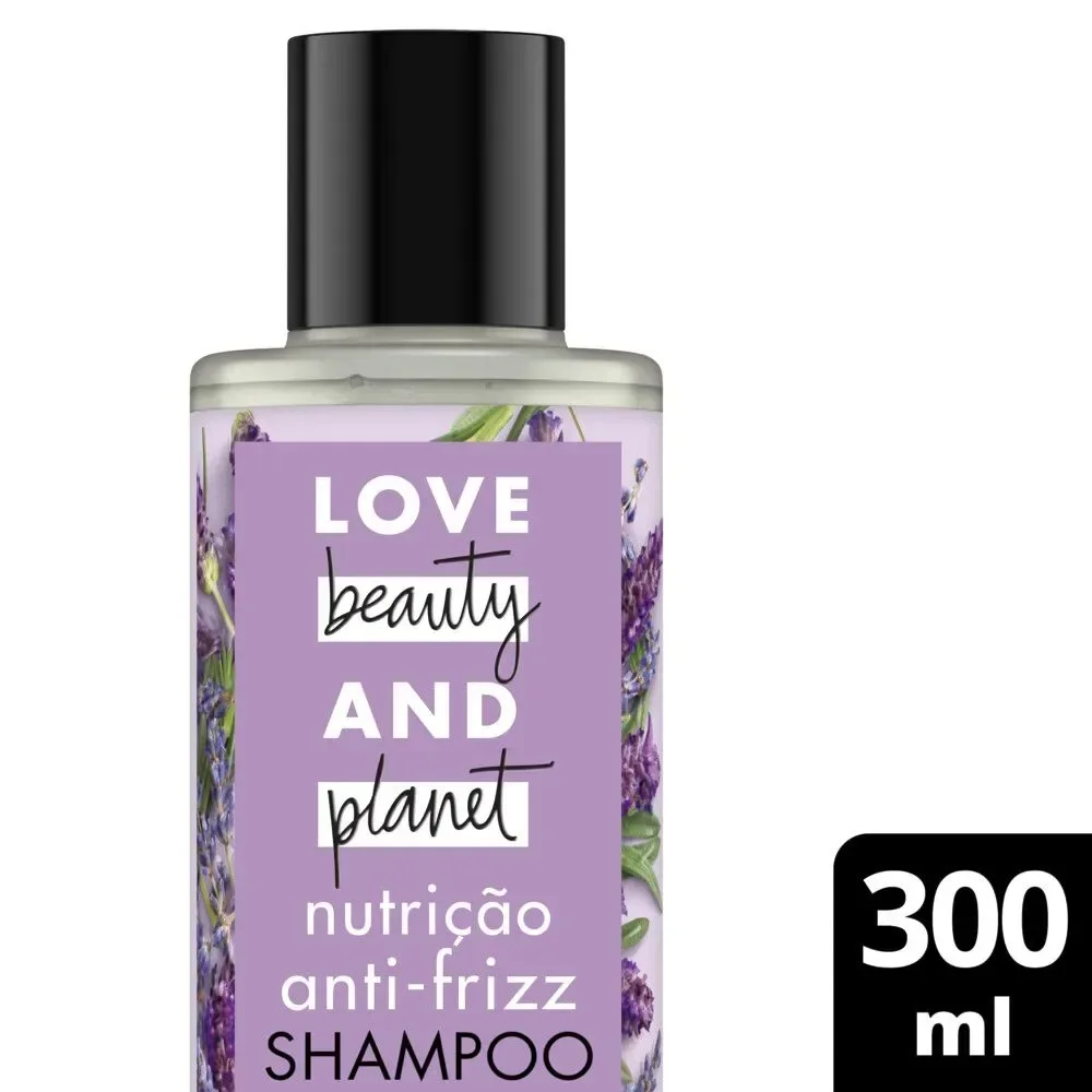Shampoo Love Beauty & Planet Nutrição Anti Frizz Vegano 300ml