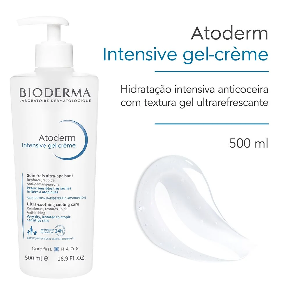 Creme Corporal Bioderma Atoderm Intensive Gel Creme Anti-coceira 500ml