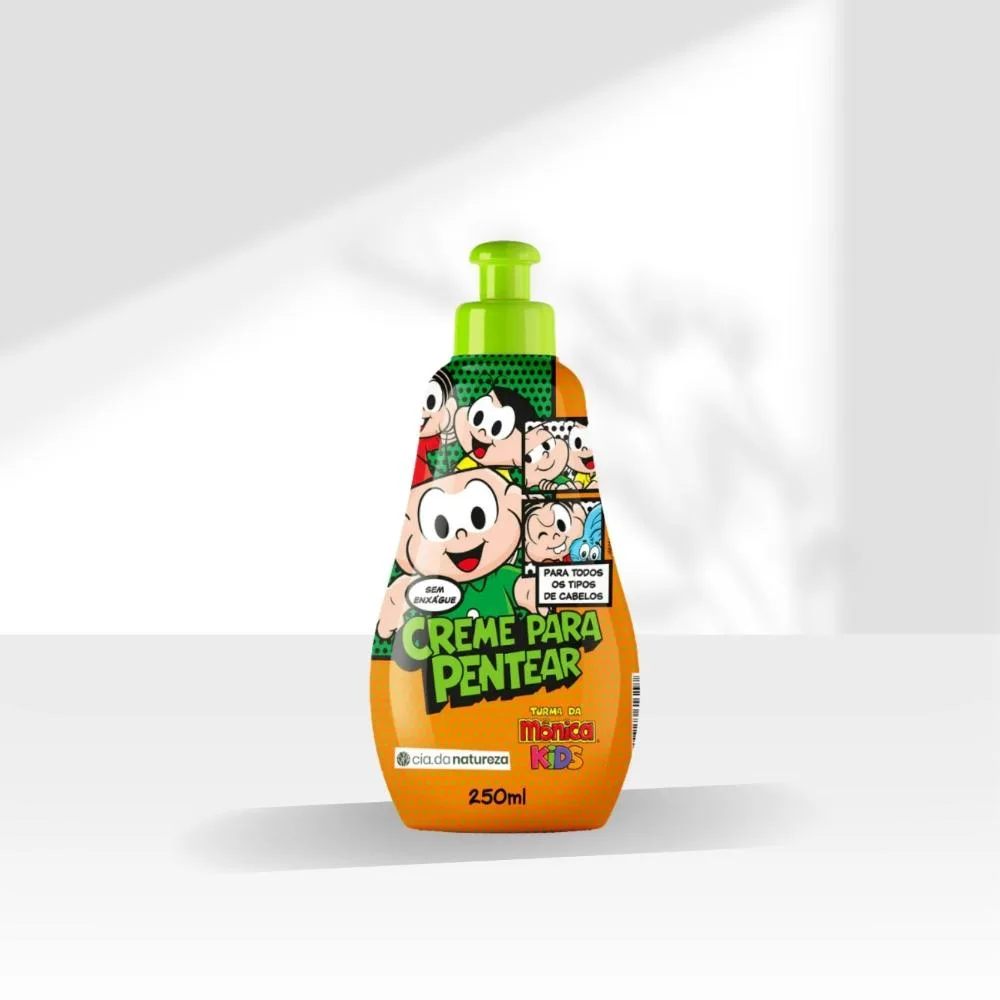 Cia da Natureza - Turma da Mônica Creme para Pentear Todos os Tipos de Cabelos - 250ml