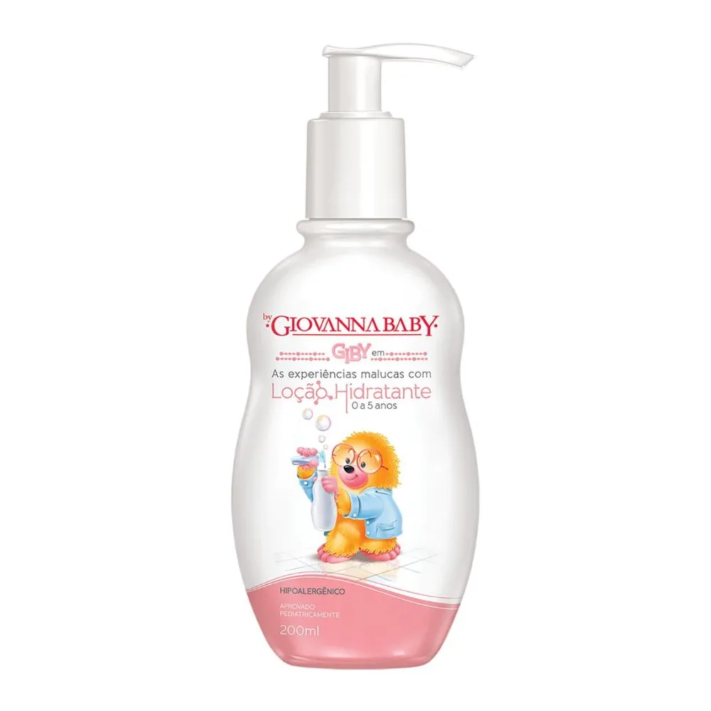 Loção Hidratante Infantil Giovanna Baby Giby 0 a 5 Anos 200ml