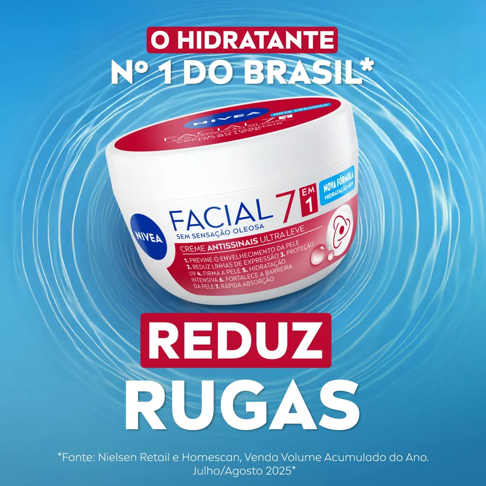 Creme Facial Nivea Antissinais com Vitamina E 100g