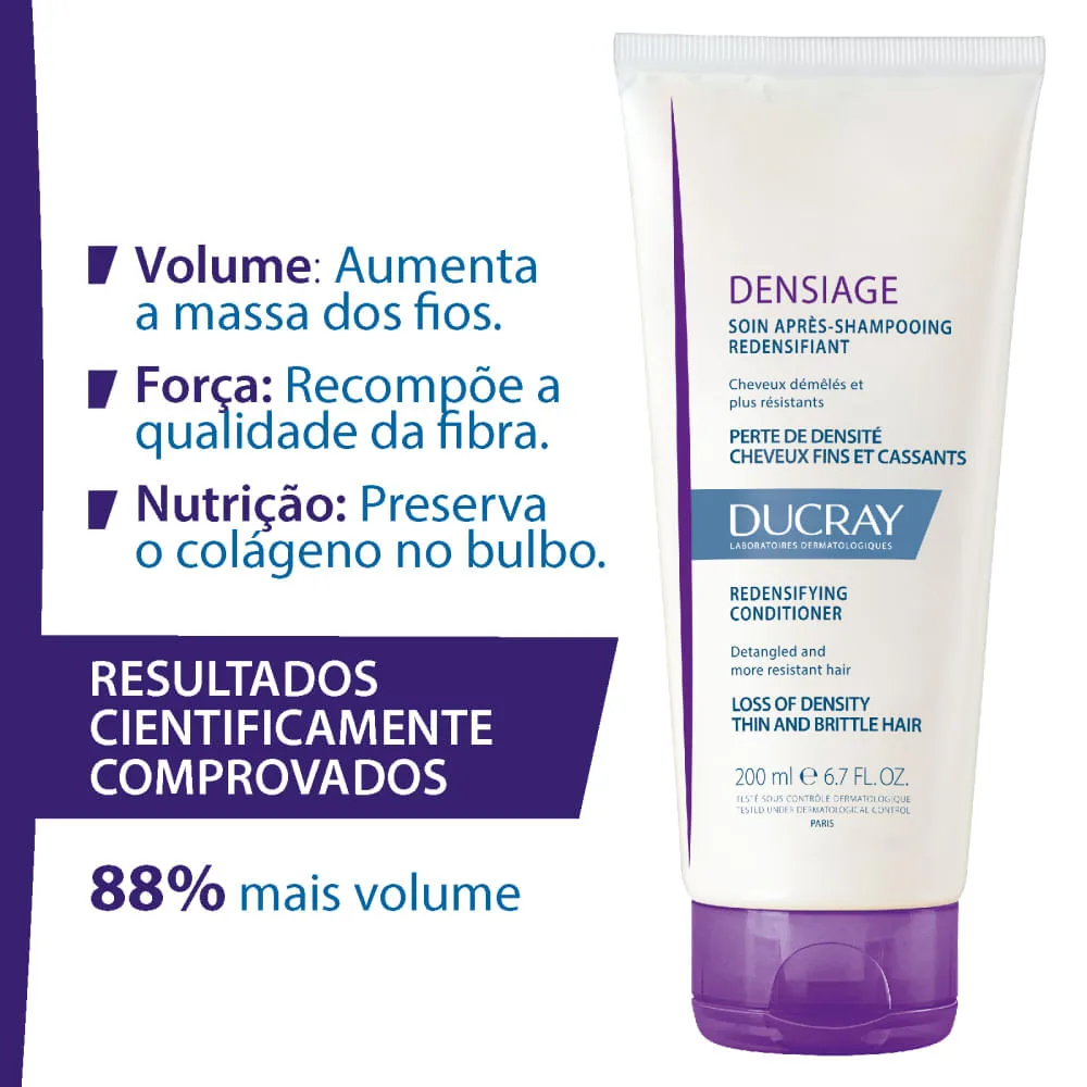 Condicionador Ducray Densiage Redensificante 200ml