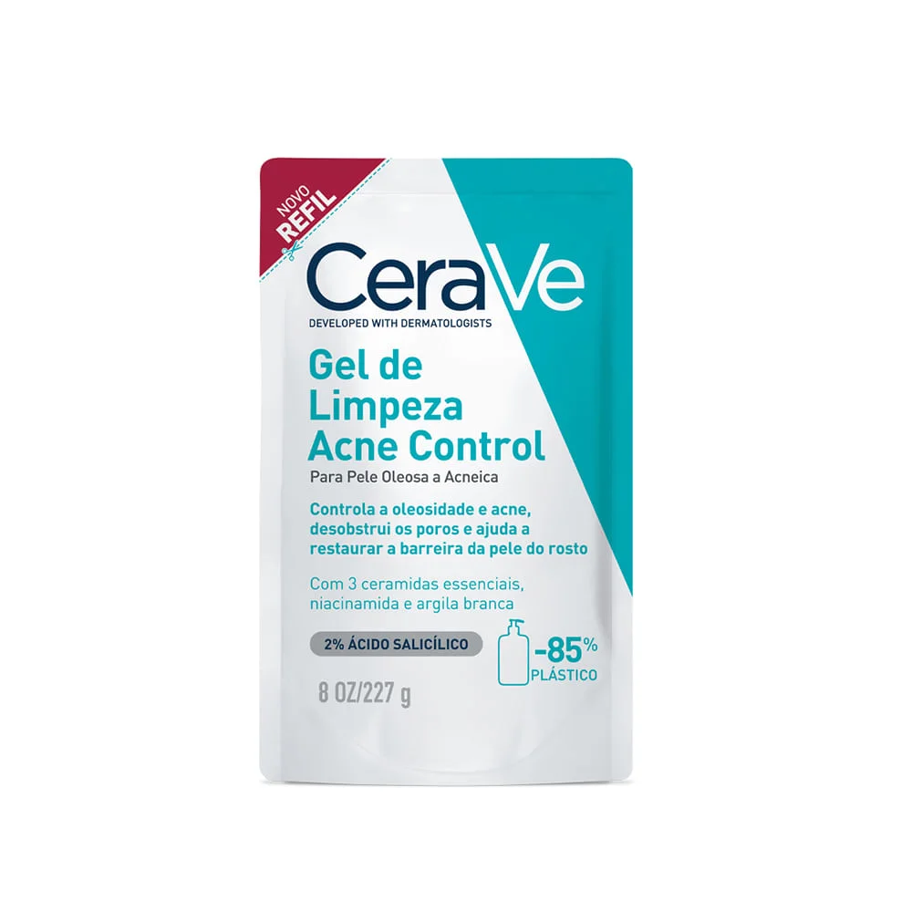 Gel de Limpeza Facial CeraVe Acne Control 227g