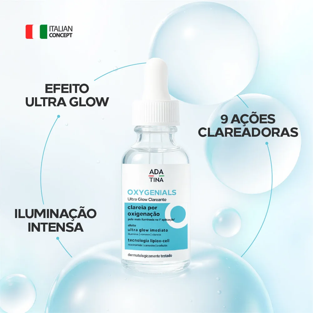 Sérum Ada Tina Oxygenials Ultra Glow Clareante 30ml