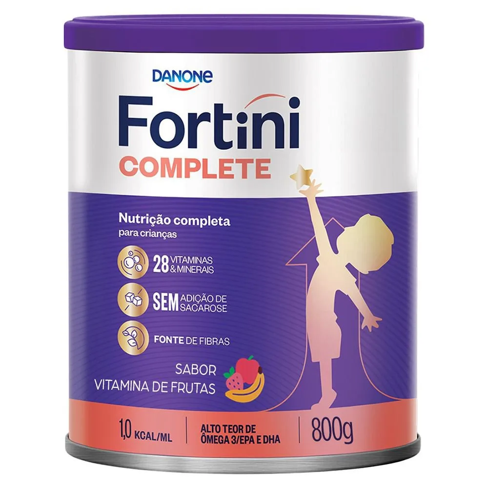 Suplemento Alimentar Infantil Fortini Complete Sabor Vitamina de Frutas 800g