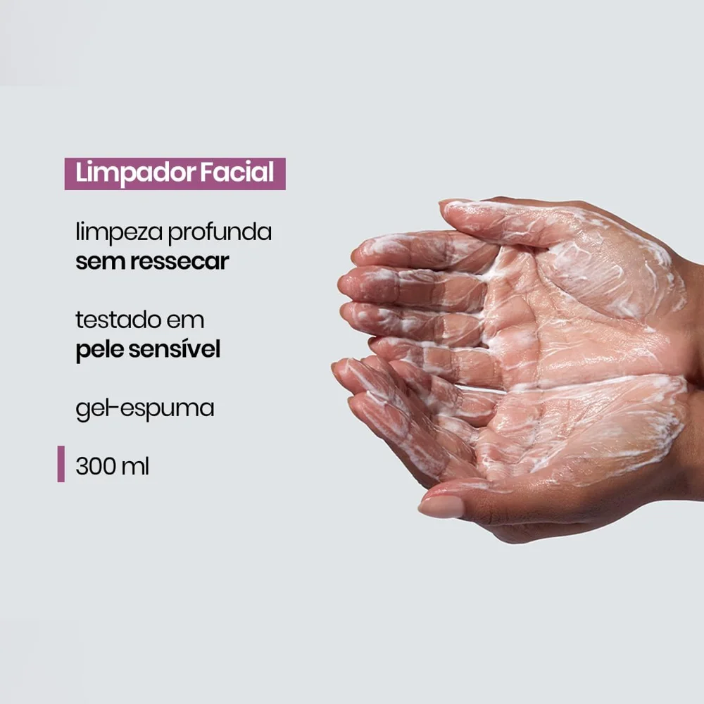 Gel de Limpeza Faciall Sallve com Niacinamida 60ml
