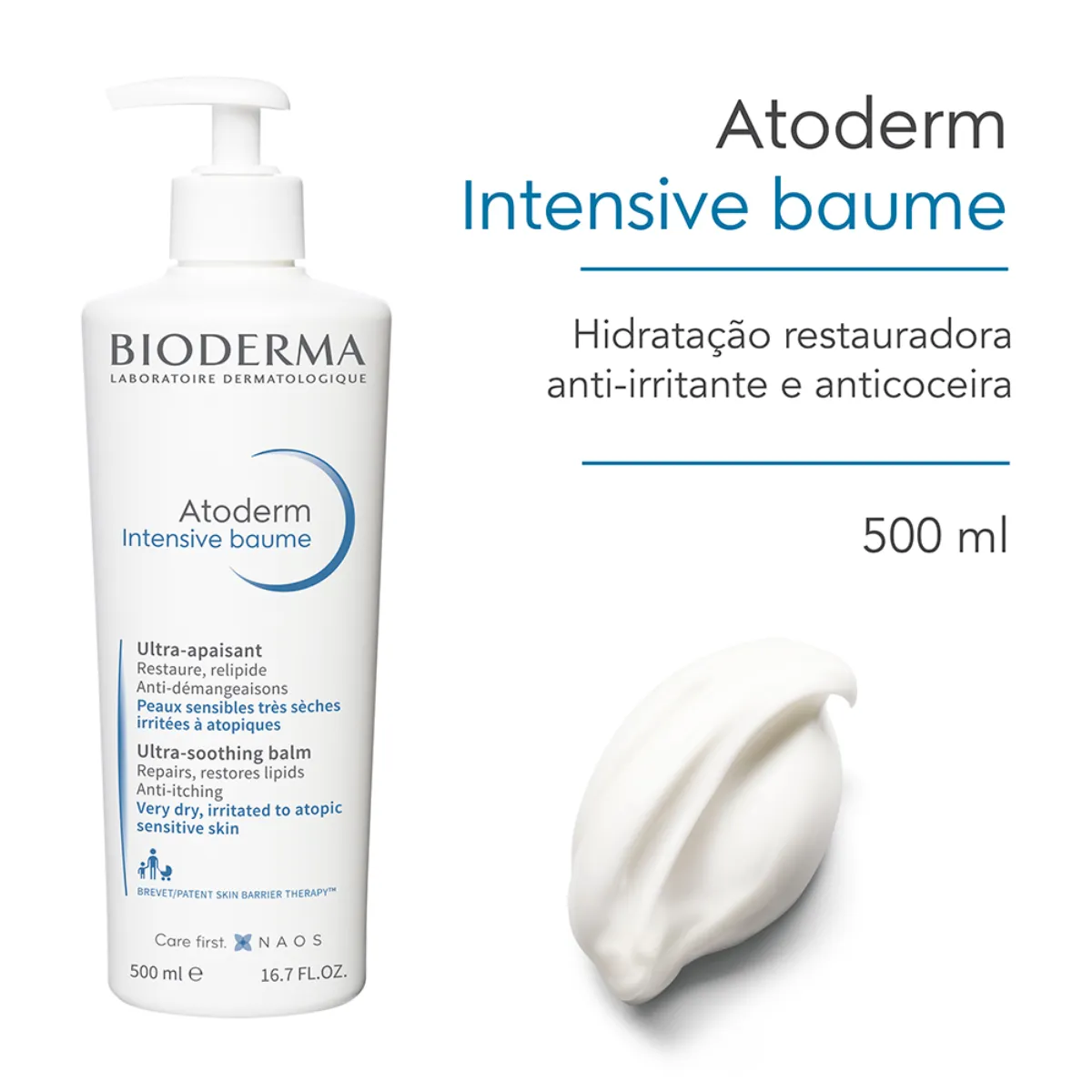 Bioderma Atoderm Intensive Baume Hidratante Corporal 500ml