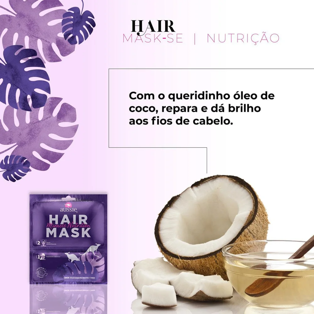 Creme De Tratamento Aussie  Nutrição 30ml