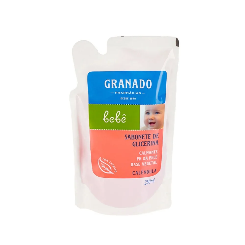 Sabonete Líquido Granado Bebê Calêndula Refil 250ml