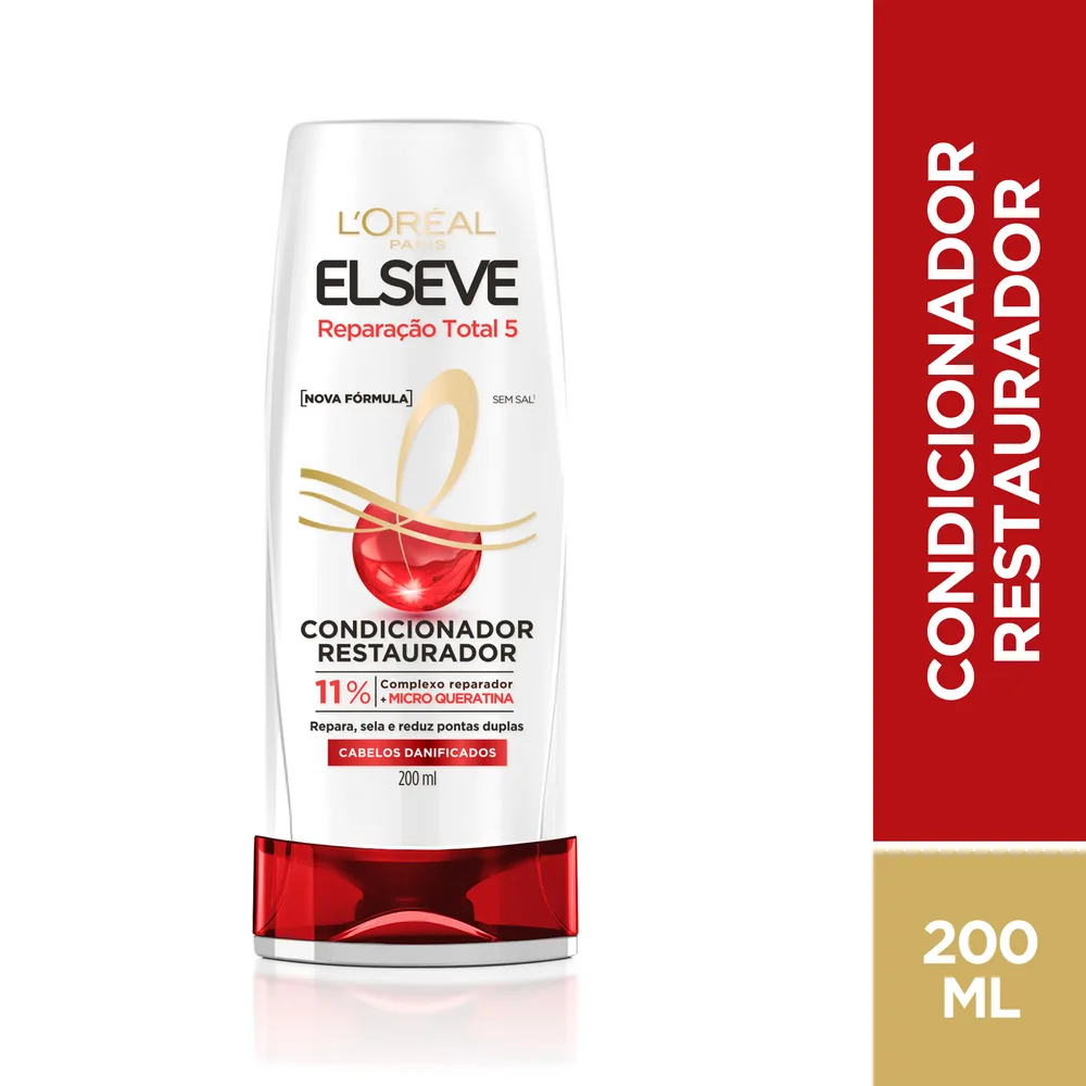 Condicionador Elseve Reparação Total 5 Restaurador 200ml