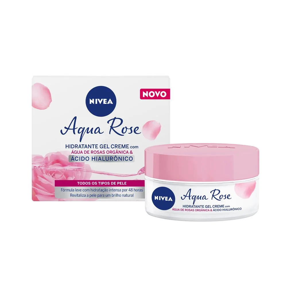 Creme Facial Nivea Aqua Rose Hidratante em Gel 50ml