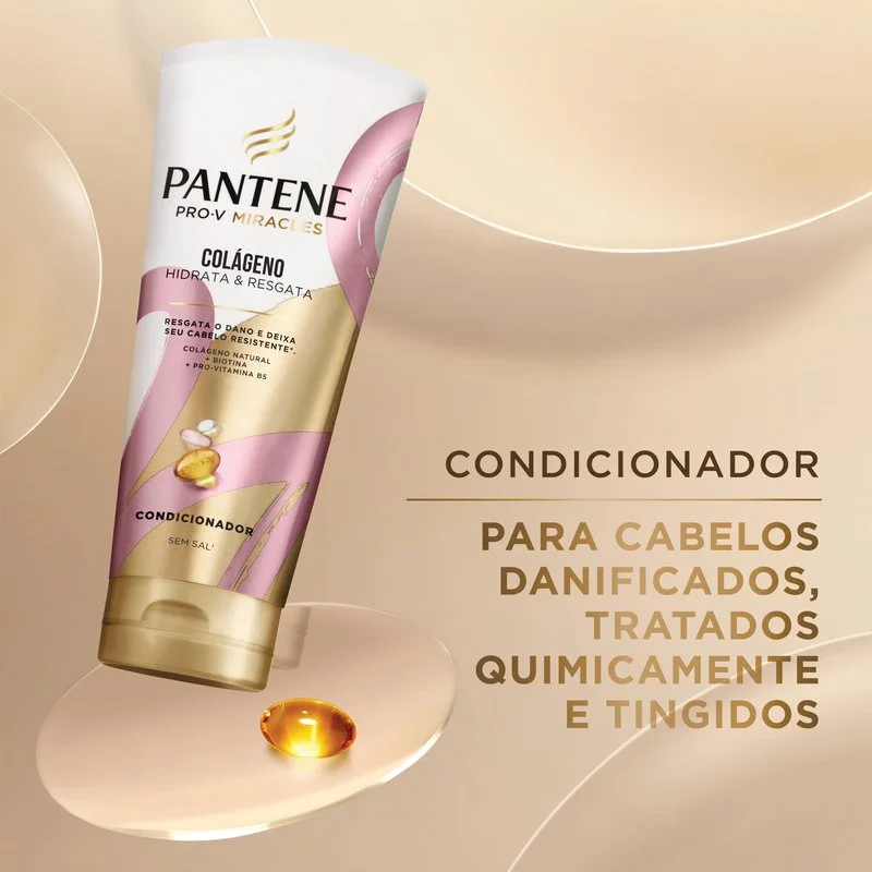 Condicionador Pantene Pro-V Miracles Colágeno Hidrata & Resgata 150ml