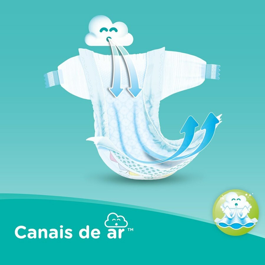 Fralda Pampers Confort Sec Xg - 34 Unidades