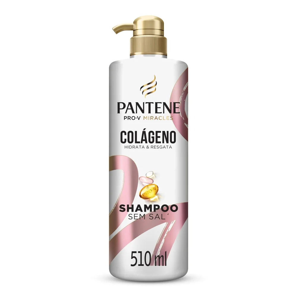 Shampoo Pantene Pro-V Miracles Colágeno Hidrata & Resgata 510ml