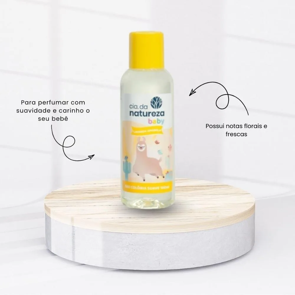 Cia da Natureza - Deo Colônia Baby Lavanda Amarela - 100ml