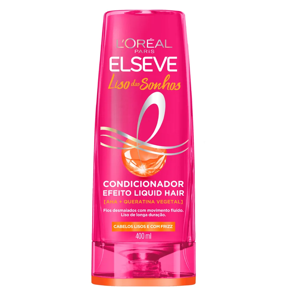 Condicionador Elseve Liso dos Sonhos Liquid Hair 400ml