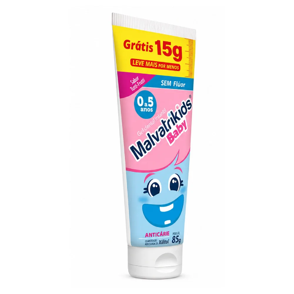 Gel Dental Malvatrikids Baby Tutti Frutti 85g