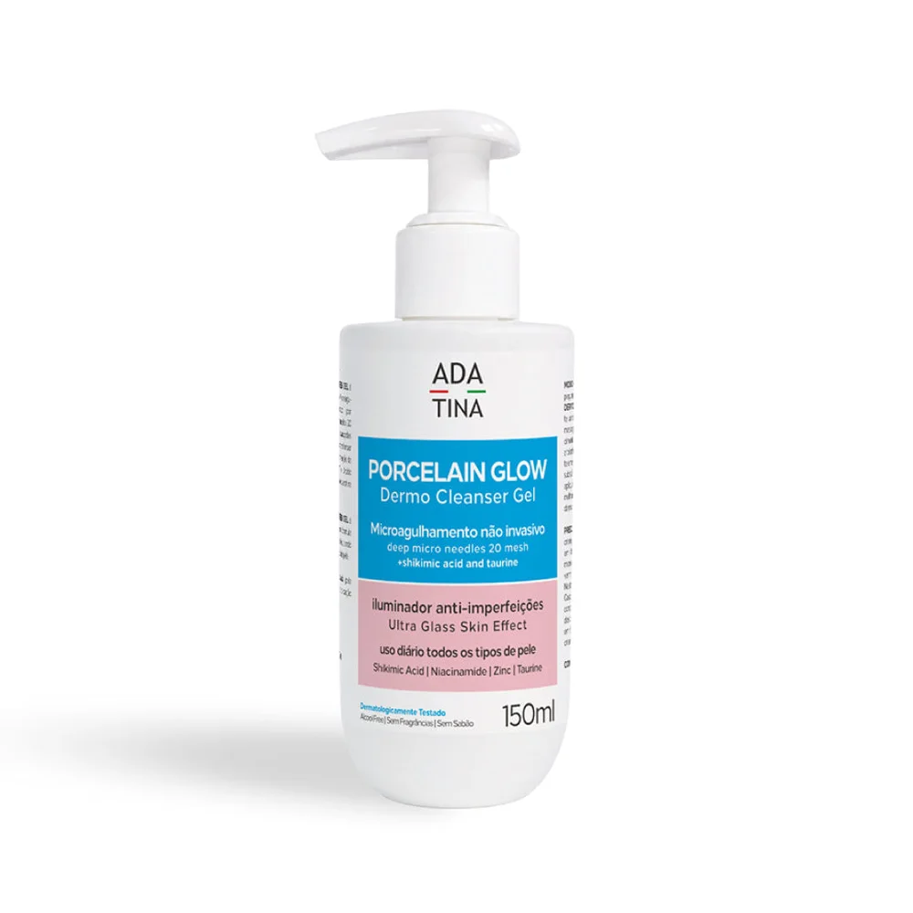 Gel de Limpeza Facial Iluminador Ada Tina Porcelain Glow