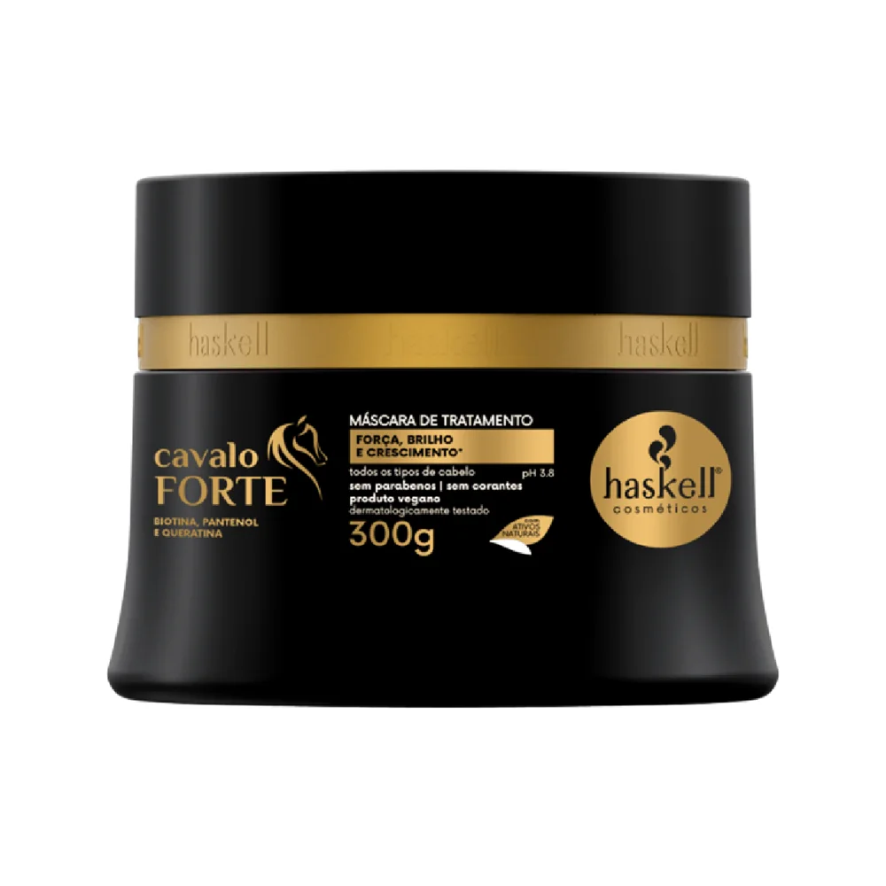 Máscara Capilar Haskell Cavalo Forte Força, Brilho e Crescimento 250g