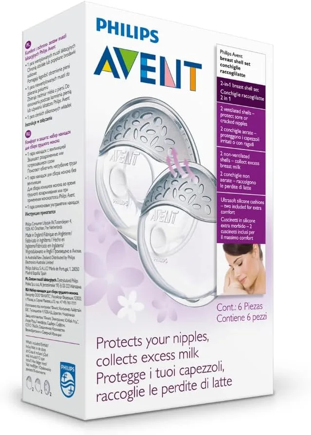 Concha para Seios Philips Avent Silicone 2 Unidades