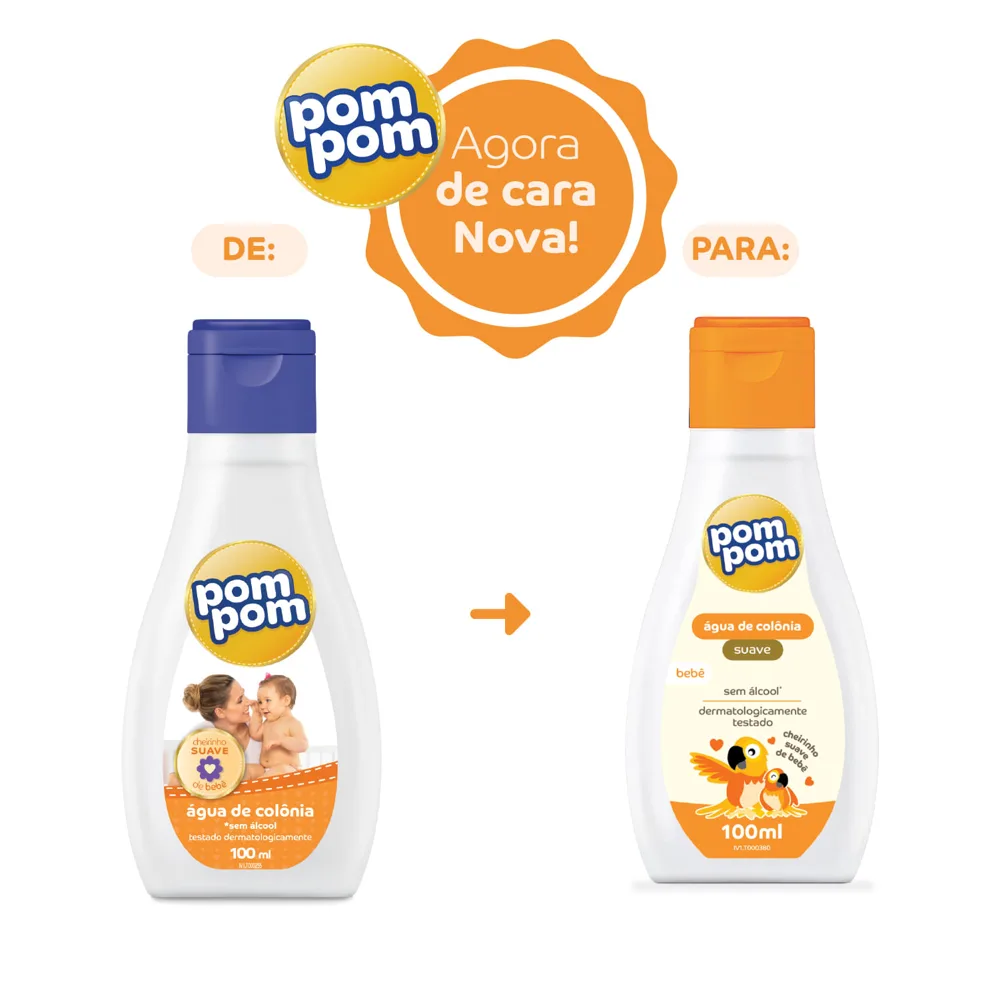 Água de Colônia Pom Pom 100ml