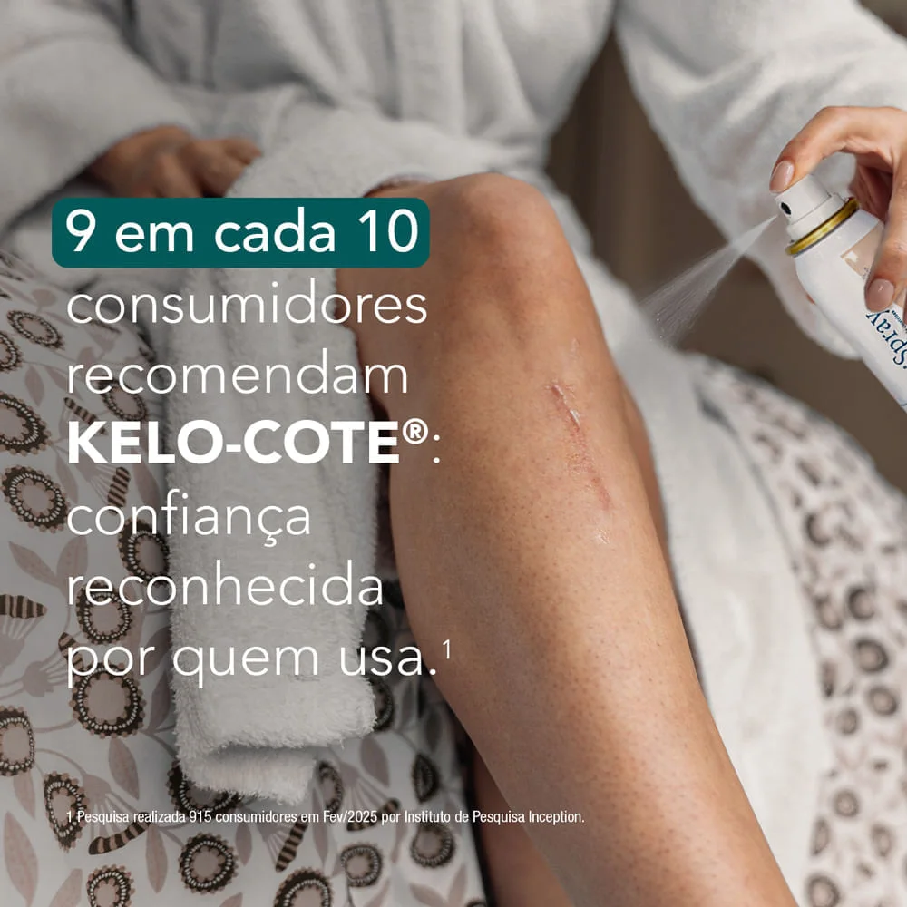 Gel de Silicone Kelo-Cote Spray para Cicatrizes e Queloides 100ml