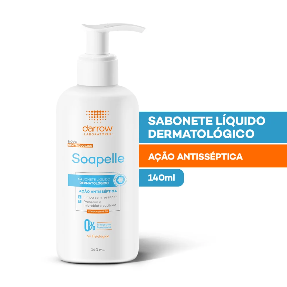 Sabonete Líquido Darrow Soapelle Antisséptico 140ml