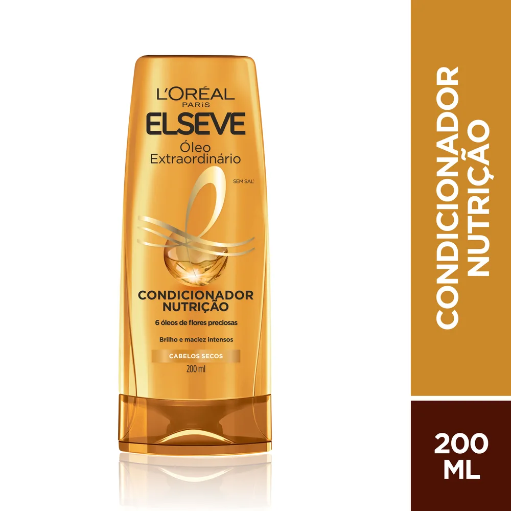 Condicionador Elseve Óleo Extraordinário Nutrição 200ml