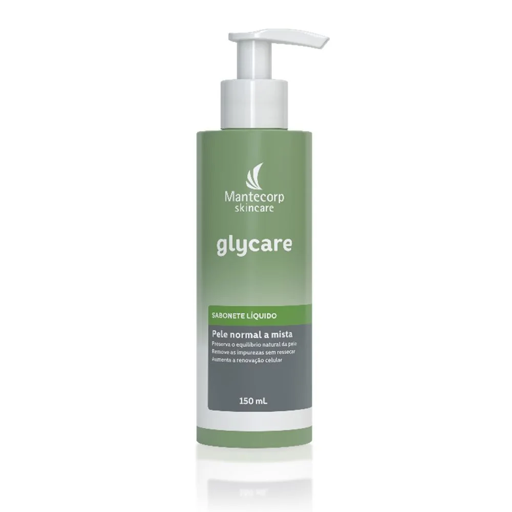 Sabonete Líquido Facial Mantecorp Skincare Glycare Ácido Glicólico 150ml