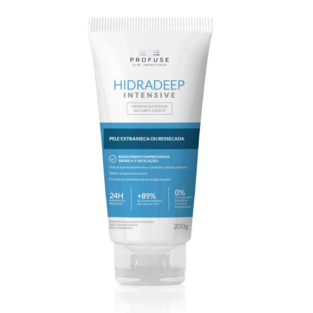 Creme Hidratante Profuse Hidradeep Intensive Pele Extrasseca ou Ressecada Creme 200g