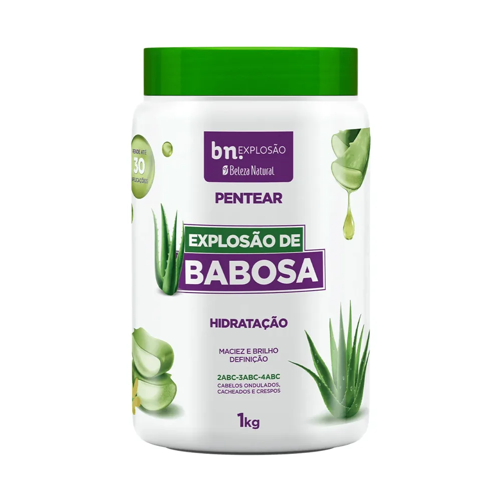 Creme de Pentear Beleza Natural Explosão de Babosa 1Kg