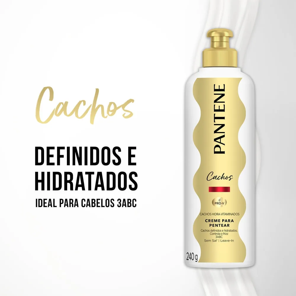 Creme de Pentear Pantene Pro-V Cachos Hidra-Vitaminadoss 240g