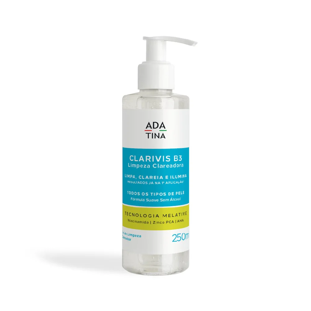 Gel de Limpeza Clareador Ada Tina Clarivis B3 250ml