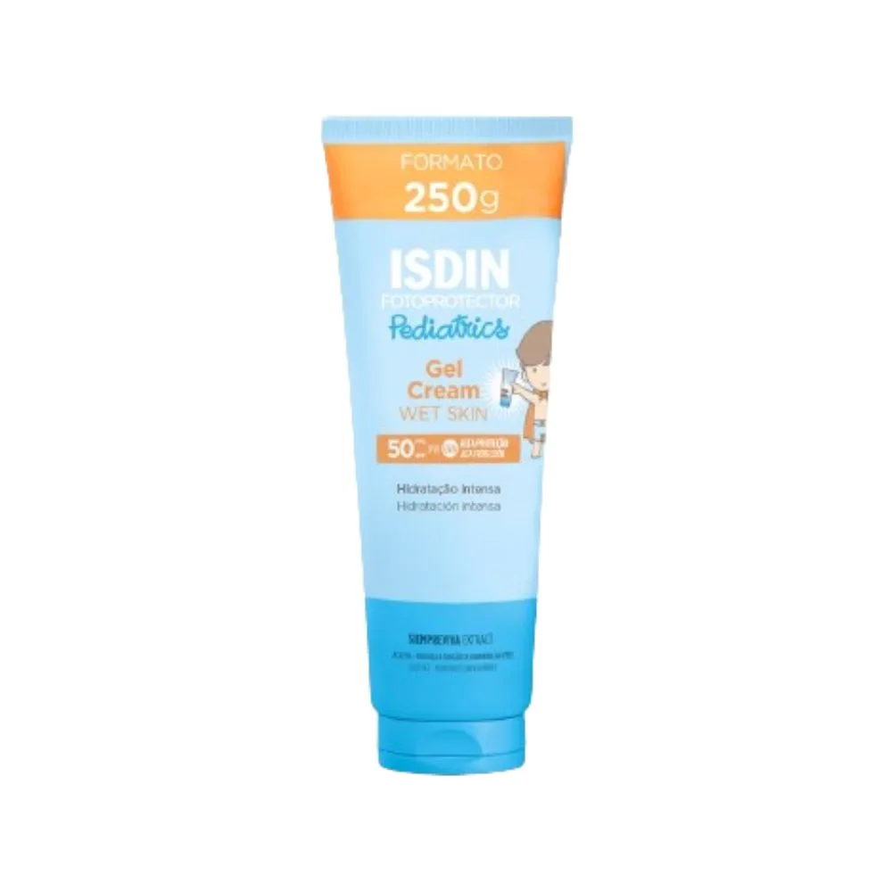 Protetor Solar ISDIN Pediatrics Gel Cream FPS50 Wet Skin 250g