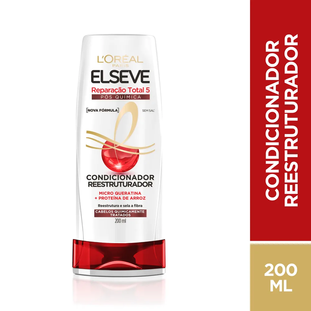 Condicionador L'oréal Paris Elseve Reparação Total 5 Química 200ml
