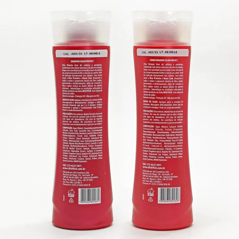 Kit Nick Vick Color Protect - Shampoo - Condicionador
