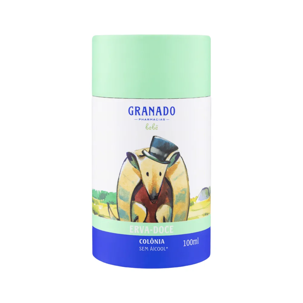 Colônia Infantil Granado Bebê Erva Doce 100ml