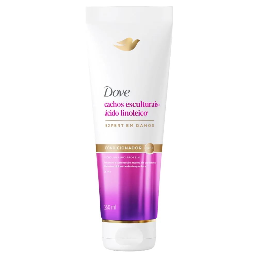 Condicionador Dove Cachos Esculturais + Ácido Linoleico 250ml