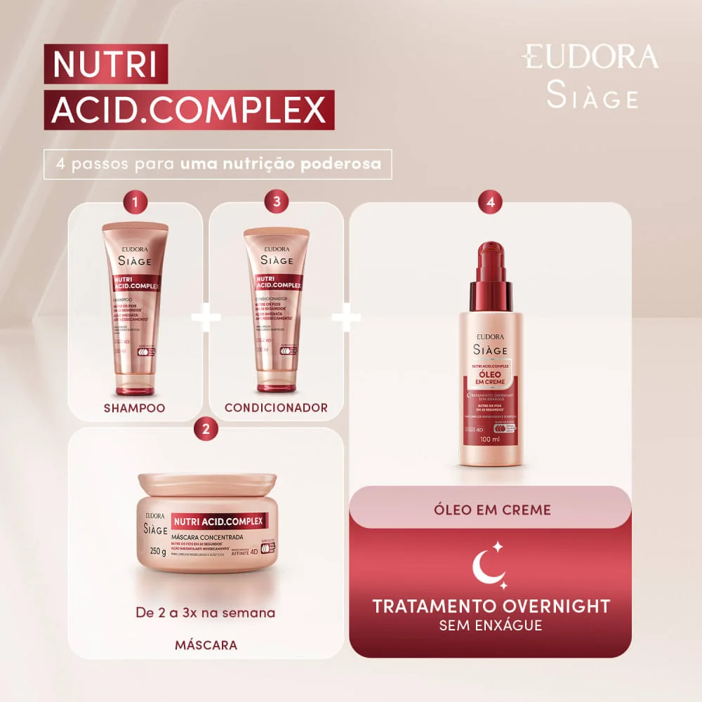 Condicionador Eudora Siàge Nutri Acid.Complex 200ml